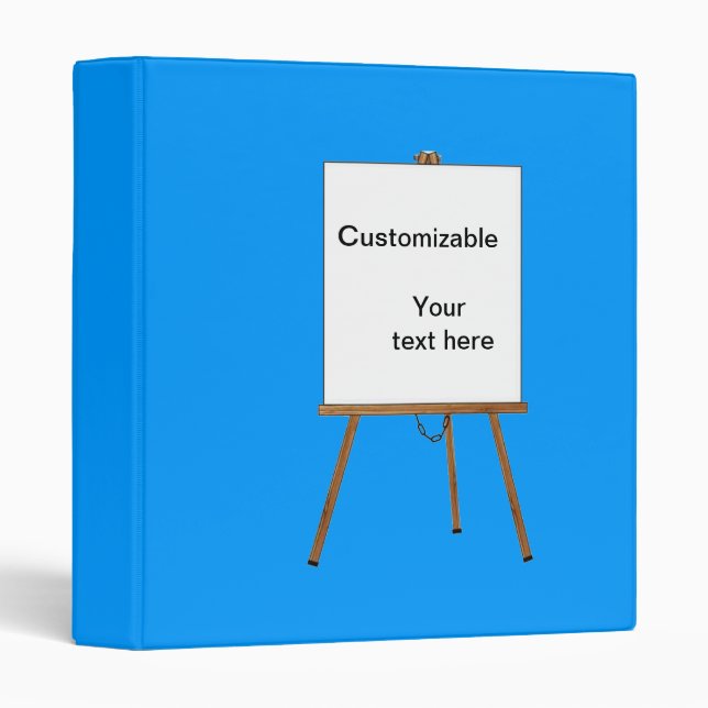 Lecture and Display Wooden Easel Binder (Front/Spine)