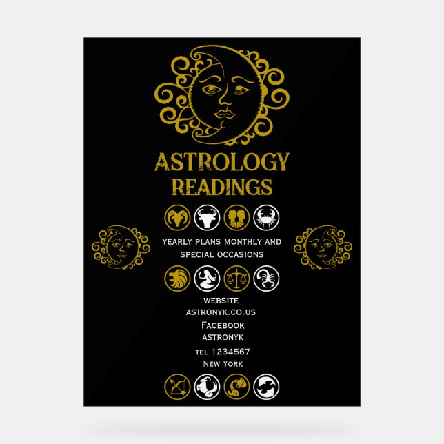 Lecture astrologique (Recto)