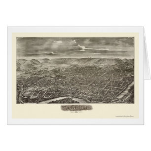 Lecture, carte panoramique de PA - 1898