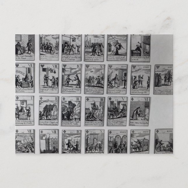 Lecture de cartes représentant des épisodes (Devant)