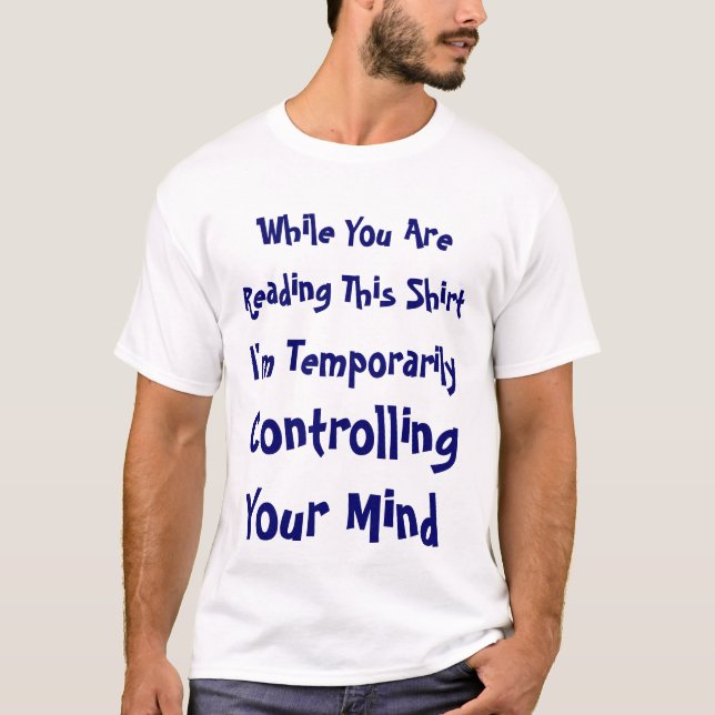 Lecture de ce T-shirt de chemise (Devant)