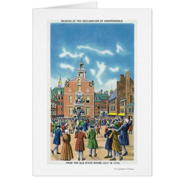 Lecture de la Déclaration d'indépendance (Devant)