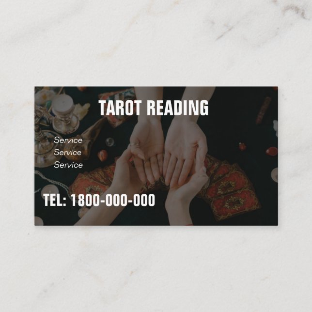 LECTURE DE TAROT CARTE MODIFIABLE (Devant)
