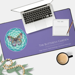 Lecture de tarot de mandala de papillon violet mys