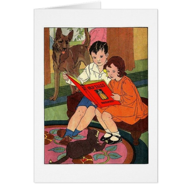 Lecture d'enfants, (Devant)