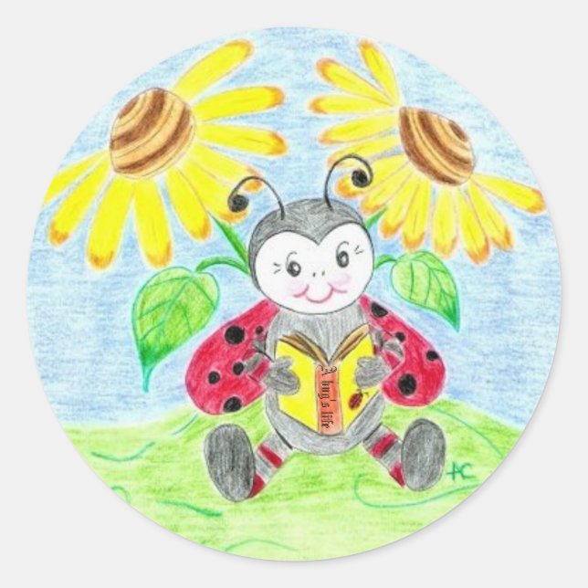 Lecture des autocollants de coccinelle (Devant)