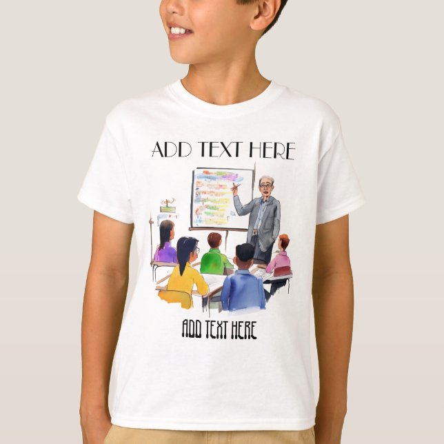 Lecturer & Students T-Shirt (Front)