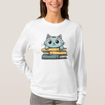 Lectures de chat - T-shirt Chat mignon
