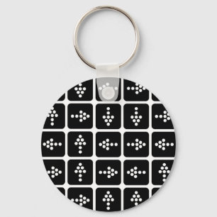 LED Arrow Square Keychain