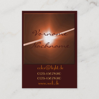 LED bronze Business Card