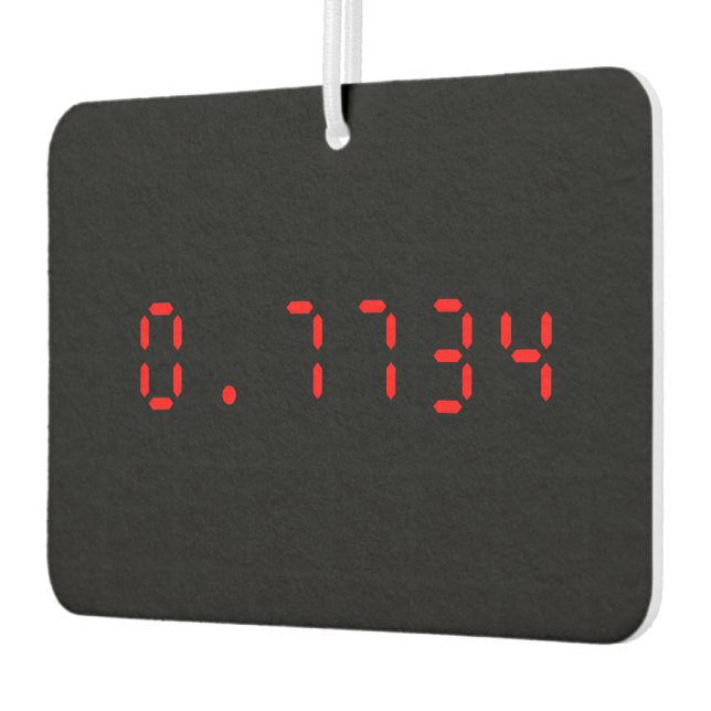 LED Calculator Hello | 0.7734 Air Freshener (Left)