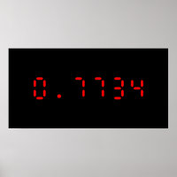 LED Calculator Hello | 0.7734