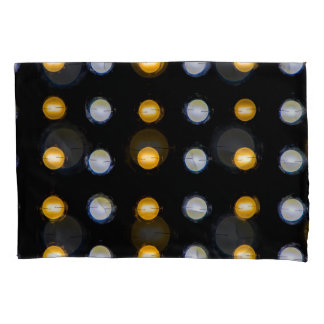 LED lights, closeup abstract background. Pillowcase