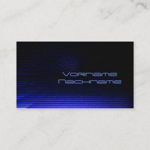 LED Stripes blue Business Card