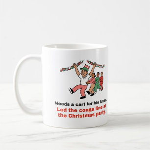 Led the Conga Line: Funny Golf Mug