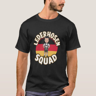 Lederhosen Squad Fun Apparel for German Costume G T-Shirt