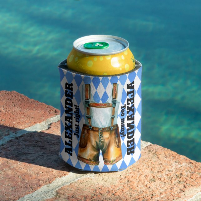 Lederhozen Just Right and Too Much Can Cooler (In Situ Pool)