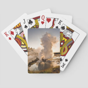 Ledge Geyser, Norris Geyser Basin Playing Cards