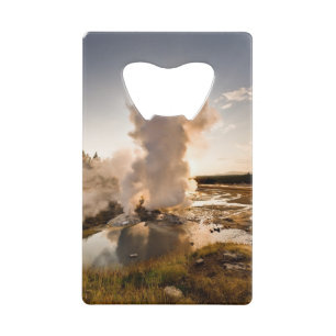 Ledge Geyser, Norris Geyser Basin Wallet Bottle Opener