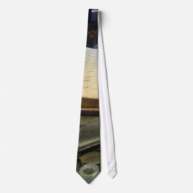 Ledger and Eyeglasses Tie (Front)