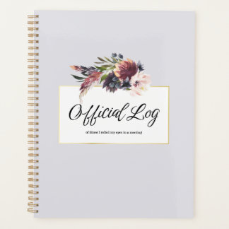 Ledger of Eye Rolls Planner