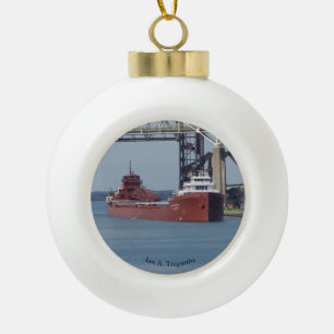 Lee A. Tregurtha ball or snowflake ornament