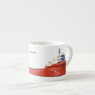 Lee A. Tregurtha cutout espresso mug