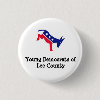 Lee County Young Democrats 1 Inch Round Button
