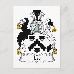 Lee Family Crest Postcard