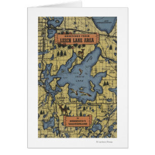 Leech Lake Area, Minnesota - Large Letter Scenes