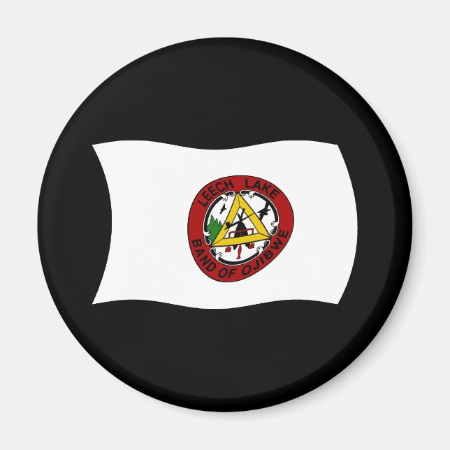 Leech Lake Reservation Flag Magnet (Front)