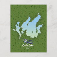 Leech lake Travel map