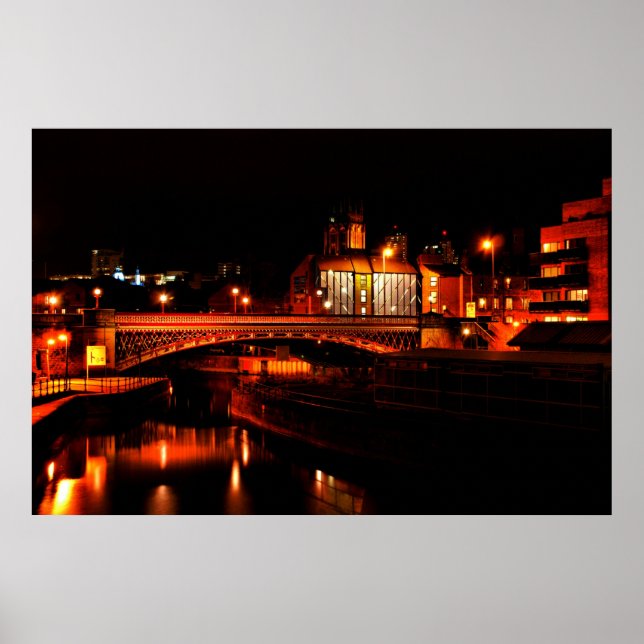 Leeds by night poster (Front)