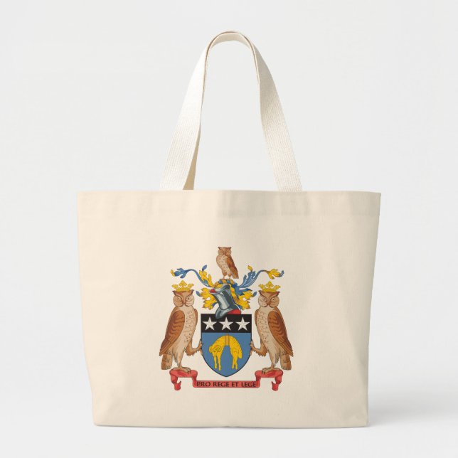 Leeds Coat of Arms Large Tote Bag (Front)