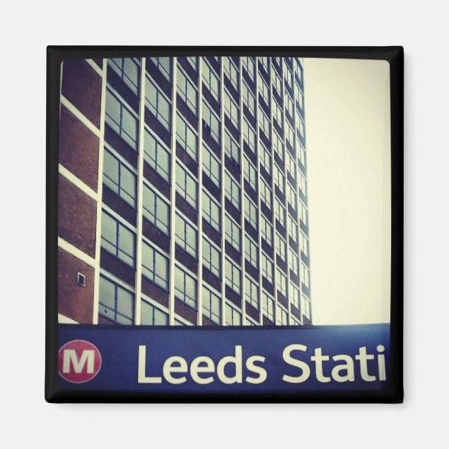 Leeds Station Magnet (Front)