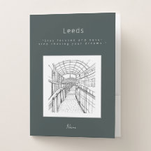 Leeds Tone Sketch Pocket Folders 