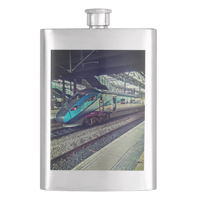 Leeds train hip flask (Front)