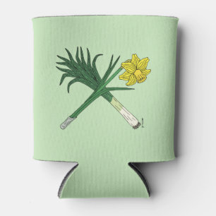 Leek and Daffodil Crossed Can Cooler