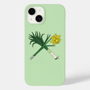 Leek and Daffodil Crossed Case-Mate iPhone 14 Case