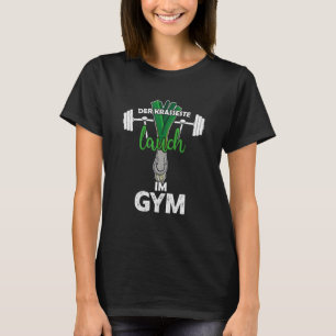 Leek Mass Dumbbell Muscle Toning Fitness Humour 4 T-Shirt