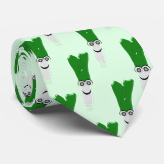 Leek Vegetable Design Tie