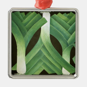 Leeks 2014 metal ornament