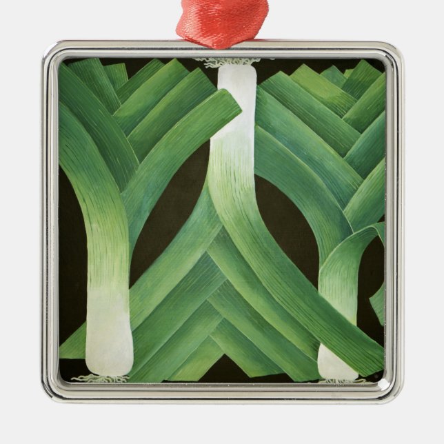 Leeks 2014 metal ornament (Front)