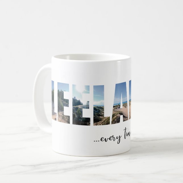 Leelanau Beach Art Photography Mug (Front Left)