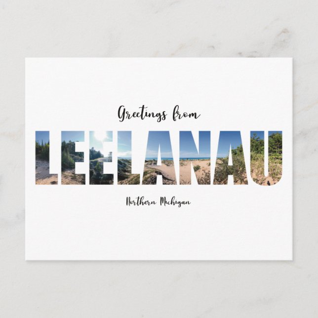 Leelanau Northern Michigan Photograph Postcard (Front)