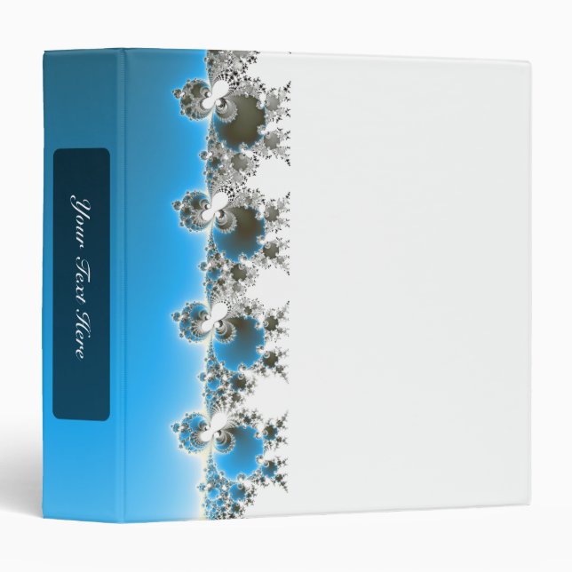 Leenece - Blue Fractal Binder (Front/Spine)