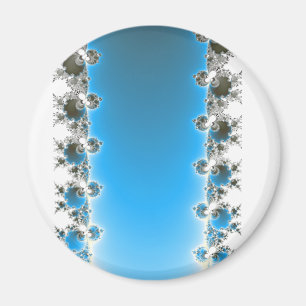 Leenece - Blue Fractal Magnet