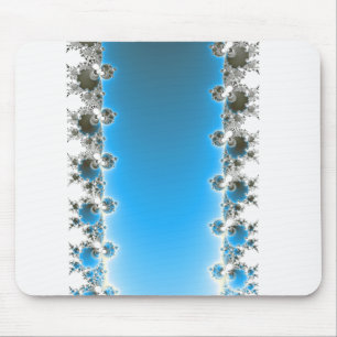 Leenece - Blue Fractal Mouse Pad