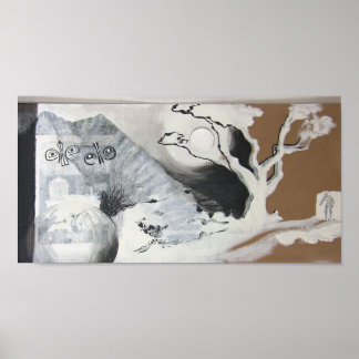 Leer Long Tree Poster