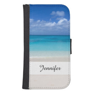 Leeward Beach   Turks and Caicos Photo Samsung S4 Wallet Case